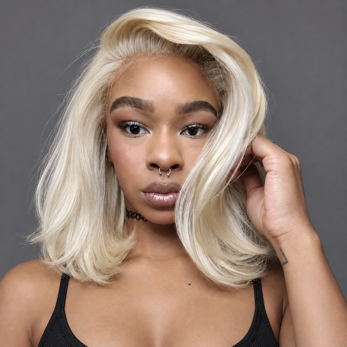 Bombshell Blonde Straight Bob Wig