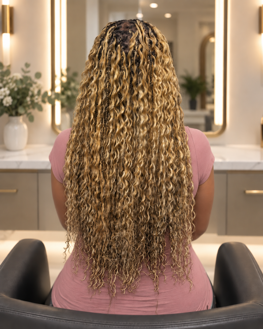 Bombshell Blonde Deep Wave Bulk Human Hair Extensions