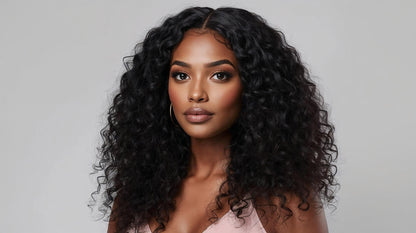 Noir Deep Wave HD Lace Front Wig